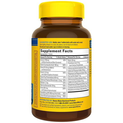 Nature Made Multi For Him Vitamin and Mineral, 90 Tablets
