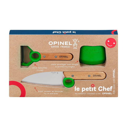 Opinel Le Petit Chef 3pc Set (Kitchen Knife S/S 10