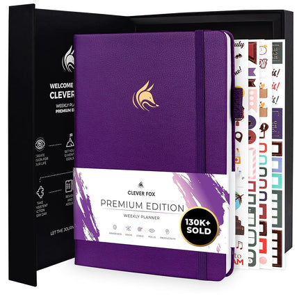 Clever Fox Planner Premium Edition – Undated Luxur