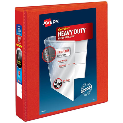 Avery Heavy Duty View 3 Ring Binder, 1.5" One Touc