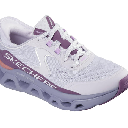 Skechers Women's Glide-Step Atlus Hands Free Slip-ins Sneaker, Lav=Lavender, 3 UK