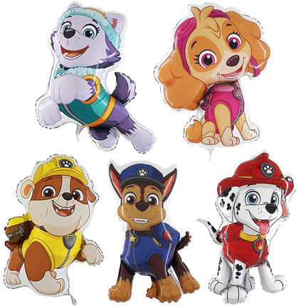 Toyland® Pack Of 5 Paw Patrol Foil Balloons - Chas