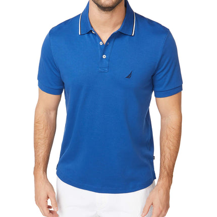 Nautica Men's Classic Fit Short Sleeve Solid Soft 