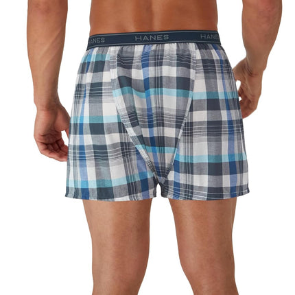Hanes Men's Hanes Men's Woven Boxers, 6 Pack Boxer Shorts, Pack - Assorted, M UK