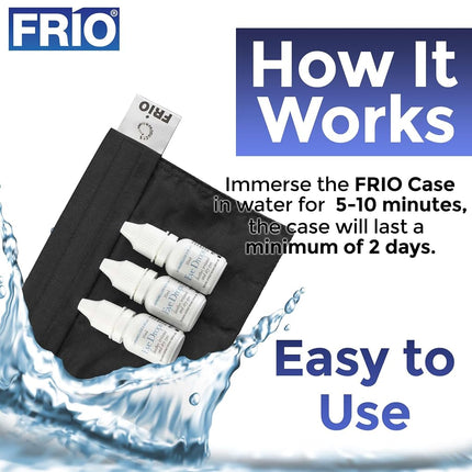 FRIO Extra Small Insulin Cooling Case - Eye Drop Holder - GLP-1 Pills Wallet - TSA Approved