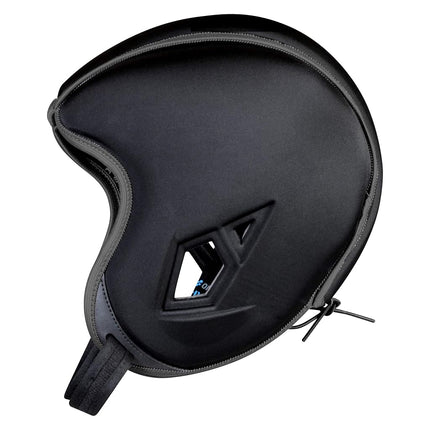 CHAMPRO 7 on 7 Series Soft Shell Headgear, Black and Graphite, Medium