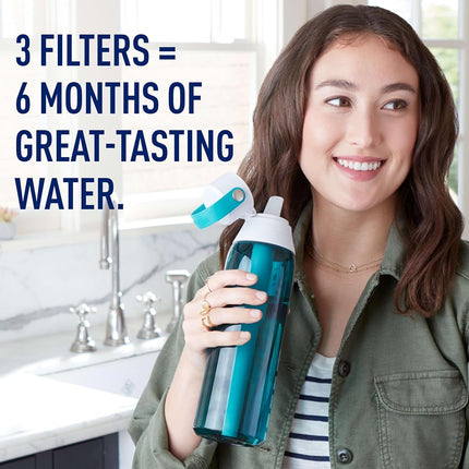 Brita Water Bottle Replacement Filters, BPA Free, 6 Count
