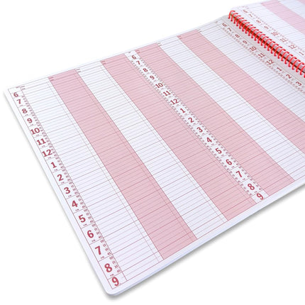 Notebook Planner, 8 Column Appointment Book – Larg
