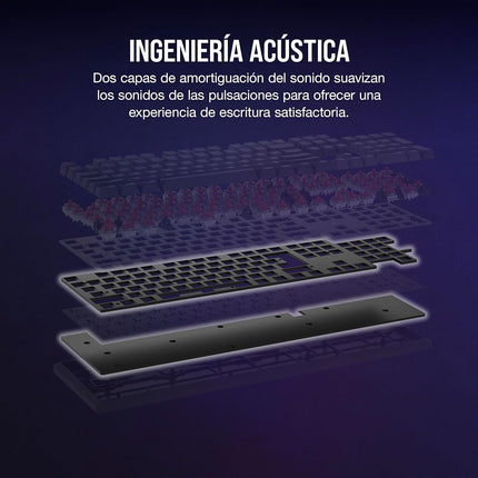 CORSAIR K70 CORE RGB Mechanical Wired Gaming Keyboard with Palmrest – Pre-Lubed MLX Red Linear Switches, SOCD, ABS Double-Shot Keycaps, Sound Dampening, Media Control Dial, QWERTY NA – Black