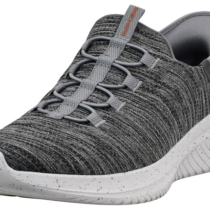 Skechers Ultra Flex 3.0 Right Away Men's Trainers, Charcoal Orange, 10.5 UK