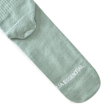 Under Armour Unisex-Adult Essential Crew Socks 6 Pack, (377) Hydro Green/Hydro Green/White, X-Large
