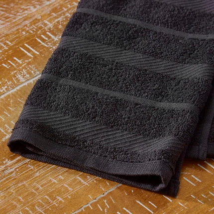 KitchenAid Albany Kitchen Towel Set 4-Pack 16"x26", Black/White