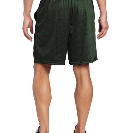 Russell Athletic Men's Mesh Short with Pockets, Dark Green, X-Large