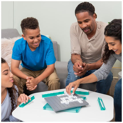 Upwords, Fun and Challenging Family Word Game with Stackable Letter Tiles, for Aged 8 and Up