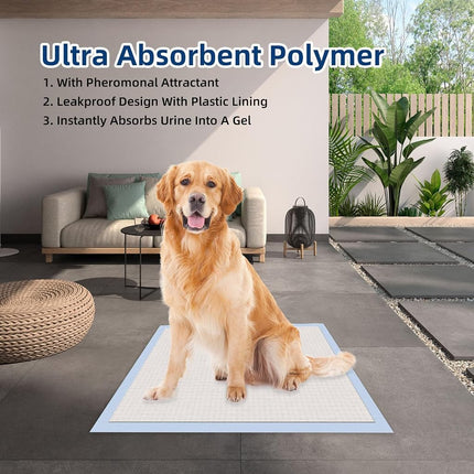 Gigantic Dog and Puppy Training Pads, 28"x44", 25 Count, Made in The USA!
