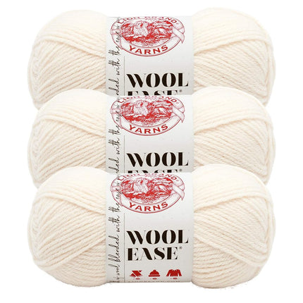 (3 Pack) Lion Brand Yarn 620-099 Wool-Ease Yarn, Fisherman