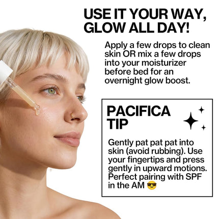 Pacifica Glow Baby Booster Serum For Unisex 1 oz Serum