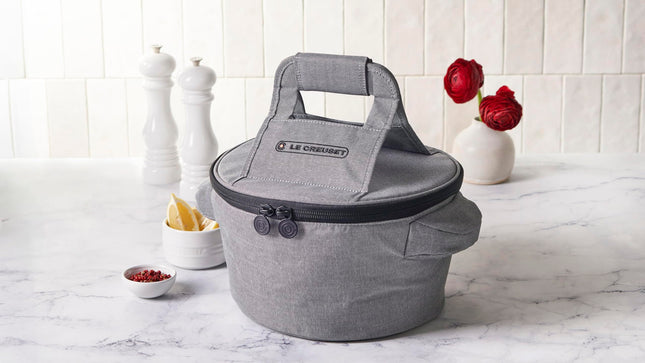 Bolsa de transporte Le Creuset para horno holandés redondo, 38 cm, Negro