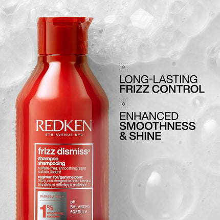 Frizz Dismiss Shampoo-NP by Redken for Unisex - 33.8 oz Shampoo