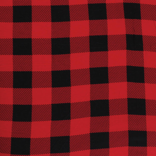 Drap-housse Hudson Baby en coton unisexe pour lit de bébé, à carreaux de buffle, taille unique