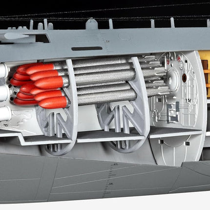 Revell 05078 German U-Boot Type XXI with Interior1:144 Scale - Unbuilt/Unpainted Plastic Model Kit