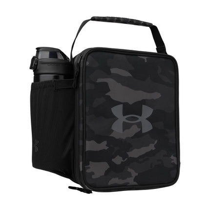 UA Scrimmage 3 Lunchbox Black Woodland Camo OSFA