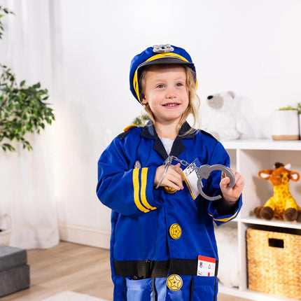 Melissa & Doug Police Officer Role Play Costume Set, Ages 3-6 yrs