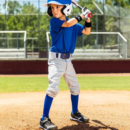 Mizuno Youth Comp Diamond Short sleeve Crew, Grey, Small