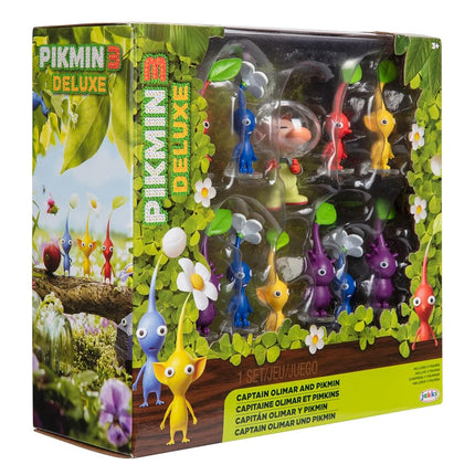 SUPER MARIO Nintendo Captain Olimar & Pikmin Set – Includes 11 Figures