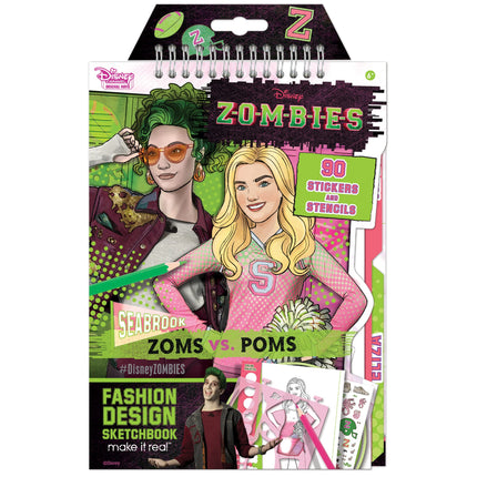 Make It Real Disney Zombies Fashion Design Sketchb