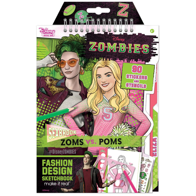 Make It Real Disney Zombies Fashion Design Sketchb