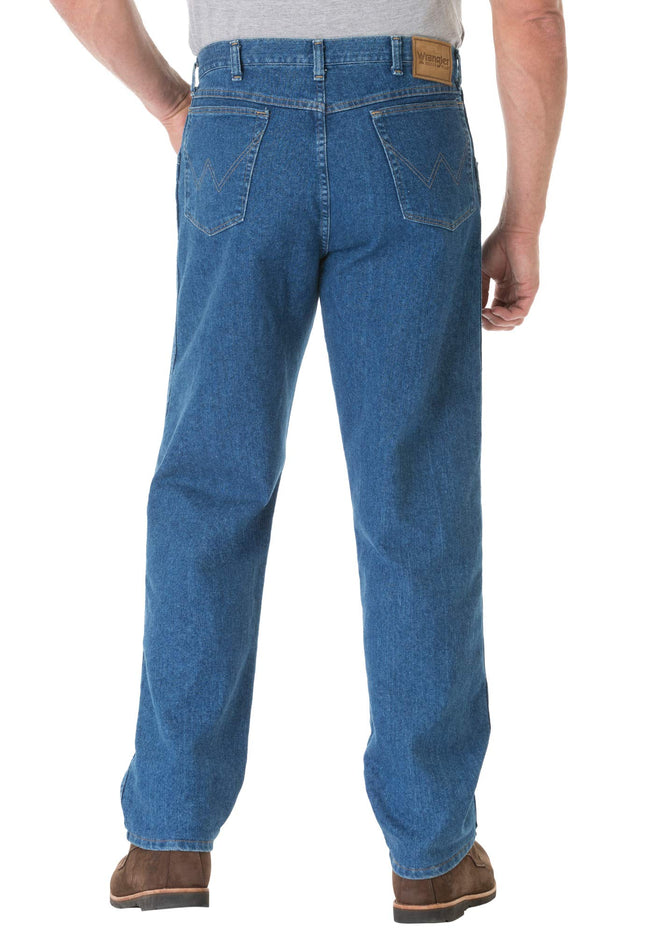 Wrangler Men's Big Rugged Wear Stretch Jean,Stonewashed,50x30