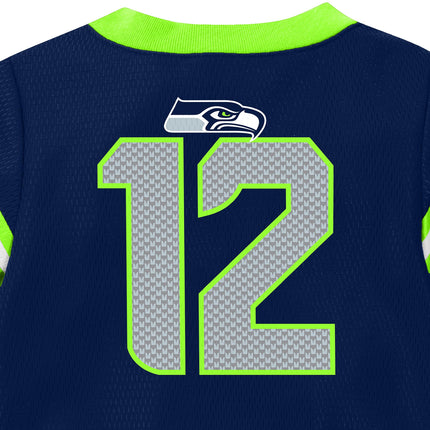 Gerber Unisex Baby Standard NFL Jersey Onesie Bodysuit, Team Color, 18 Months