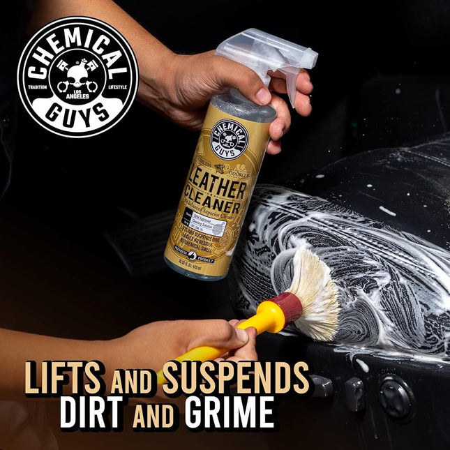 Chemical Guys Leather Cleaner and Conditioner Complete Leather Care Kit (4 oz) (2 Items)