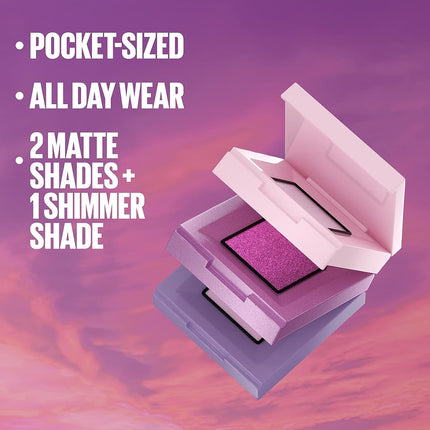 Maybelline Shadow Blocks Shadow Blocks Eyeshadow Palette, Stacked Eye Shadow Trio, North 3rd & Bedford Ave, 0.08 oz