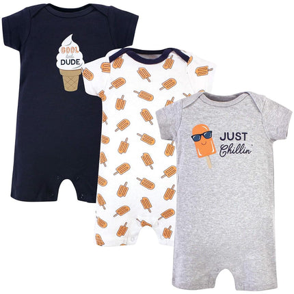 Hudson baby Peleles de algodón unisex para bebé, Chillin Popsicle, 9-12 meses