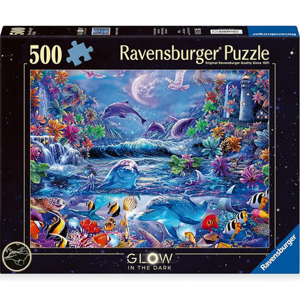 Ravensburger 12000478 - Moonlit Magic - 500 pieces jigsaw puzzle – Puzzle for adults and kids age 12 years up,