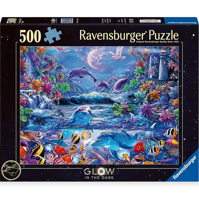 Ravensburger 12000478 - Moonlit Magic - 500 pieces jigsaw puzzle – Puzzle for adults and kids age 12 years up,
