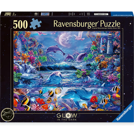 Ravensburger 12000478 - Moonlit Magic - 500 pieces jigsaw puzzle – Puzzle for adults and kids age 12 years up,