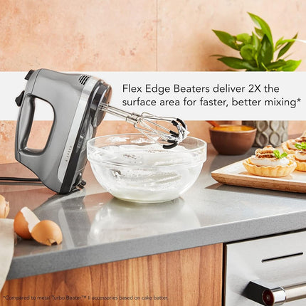 KitchenAid Flex Edge Beater Accessory for Hand Mixer, One Size, Stainless Steel