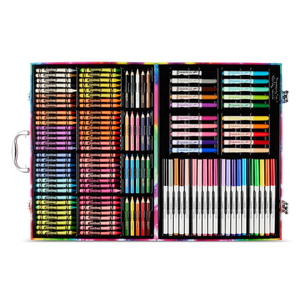Crayola Inspiration Art Case in Pink, Portable Art & Colouring Supplies, 140Piece, Holiday, Toys, Arts & Crafts, Gift for Kids