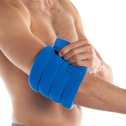 Bed Buddy Joint Wrap - Thérapie chaude et froide pour le soulagement des douleurs musculaires et articulaires - Grande compresse chauffante pour genou, poignet, coude, cheville, bras ou jambe (Paquet de 2)