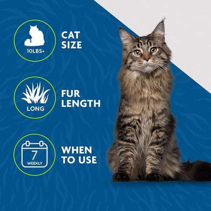 FURminator Cat deShedding Tool, deShedding Brush For Cats, Removes Loose Hair Large