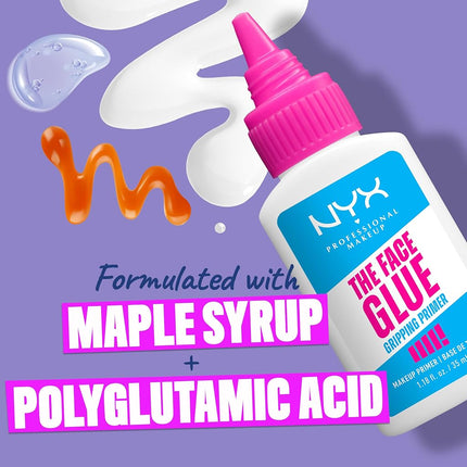 NYX Professional Makeup Primer, Face Glue Gripping Primer, All Skin Types