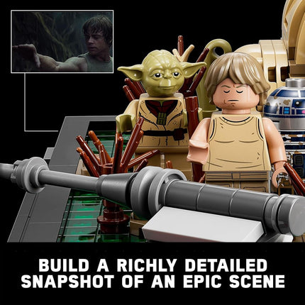 LEGO Star Wars Dagobah Jedi Training Diorama 75330 Building Kit for Adults; Brick-Built Collectible for Display (1,000 Pieces)