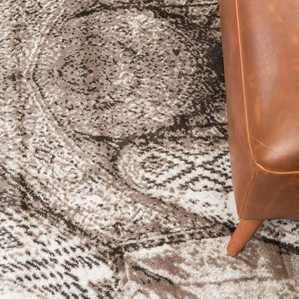 Unique Loom 3141546 Area Rug, 3' x 5', Brown