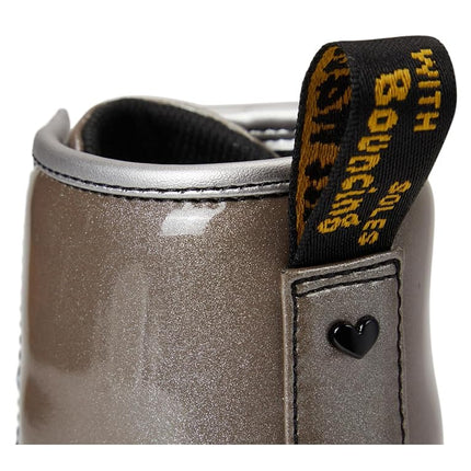 Dr. Martens Women's 1460 W Ankle boots, Black Black Patent Lamper 011, 5 UK