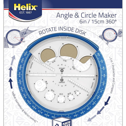 Helix 36002 Angle and Circle Template