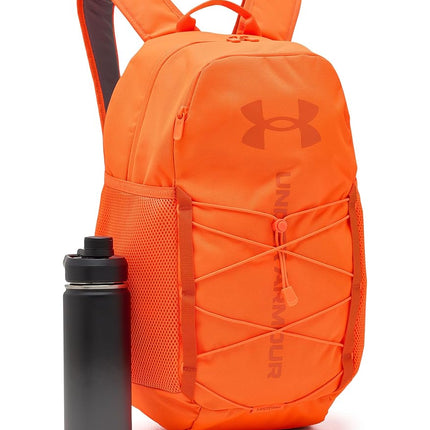 Under Armour Hustle Sport 6.0 Backpack Unisex Adult, (825) Blaze Orange, Clay Green, Outrageous Orange, one size fits most, Hustle Sport 6.0 Backpack