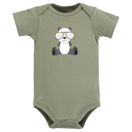 Hudson Baby Body bébé unisexe en coton, Cool Panda, 18-24 mois